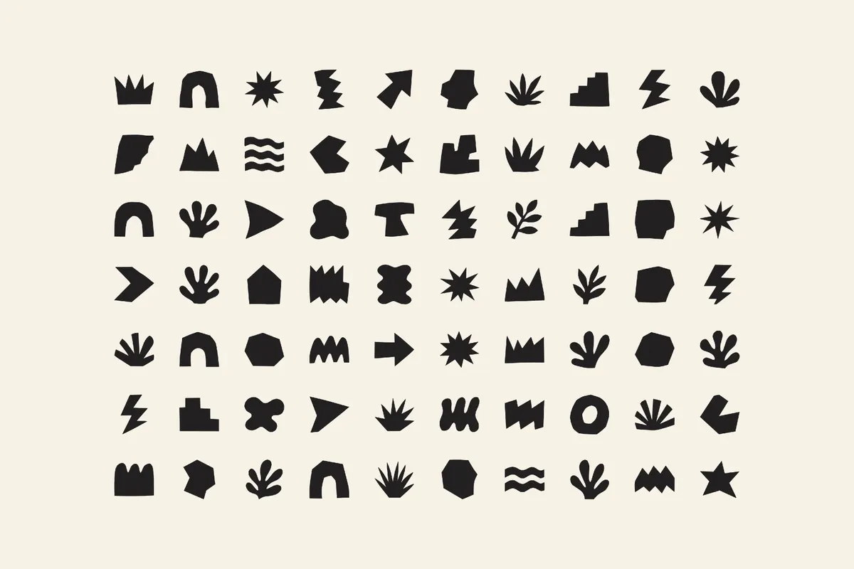 Wildform - Hand-Cut Abstract Shapes