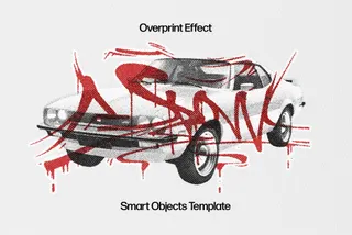 Grunge Overprint Photo Effect