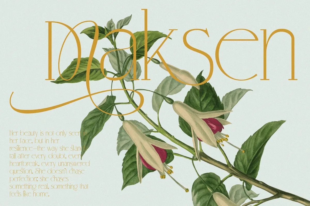 KLENSIG MOCKURA — Elegant Luxury Serif Font
