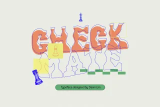 Checkmate - Groovy Wavy Font