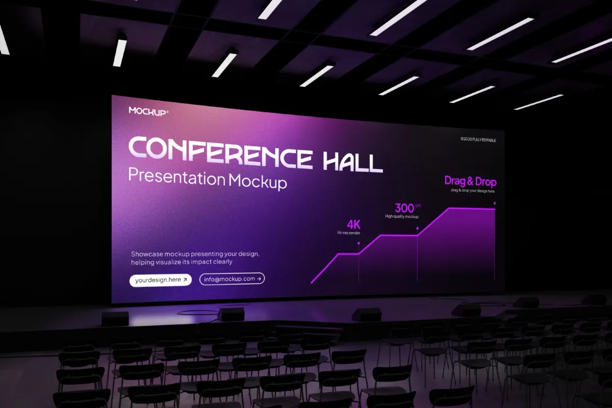 Stage Screen Mockup