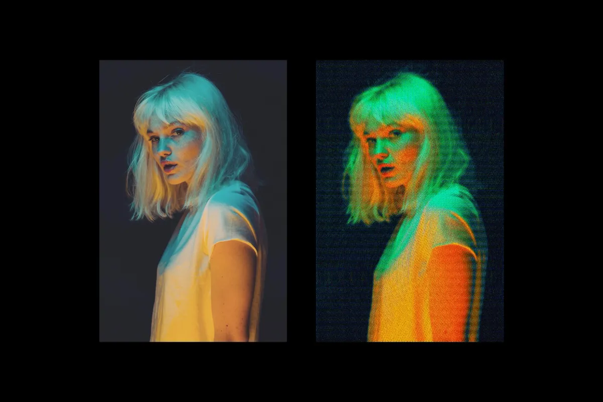 Matrix CRT Photo Effect