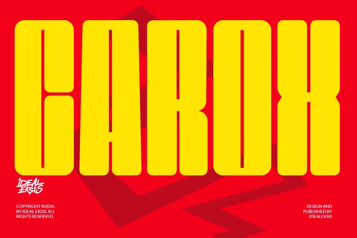 Carox - Rounded Heavy Sans Serif Font