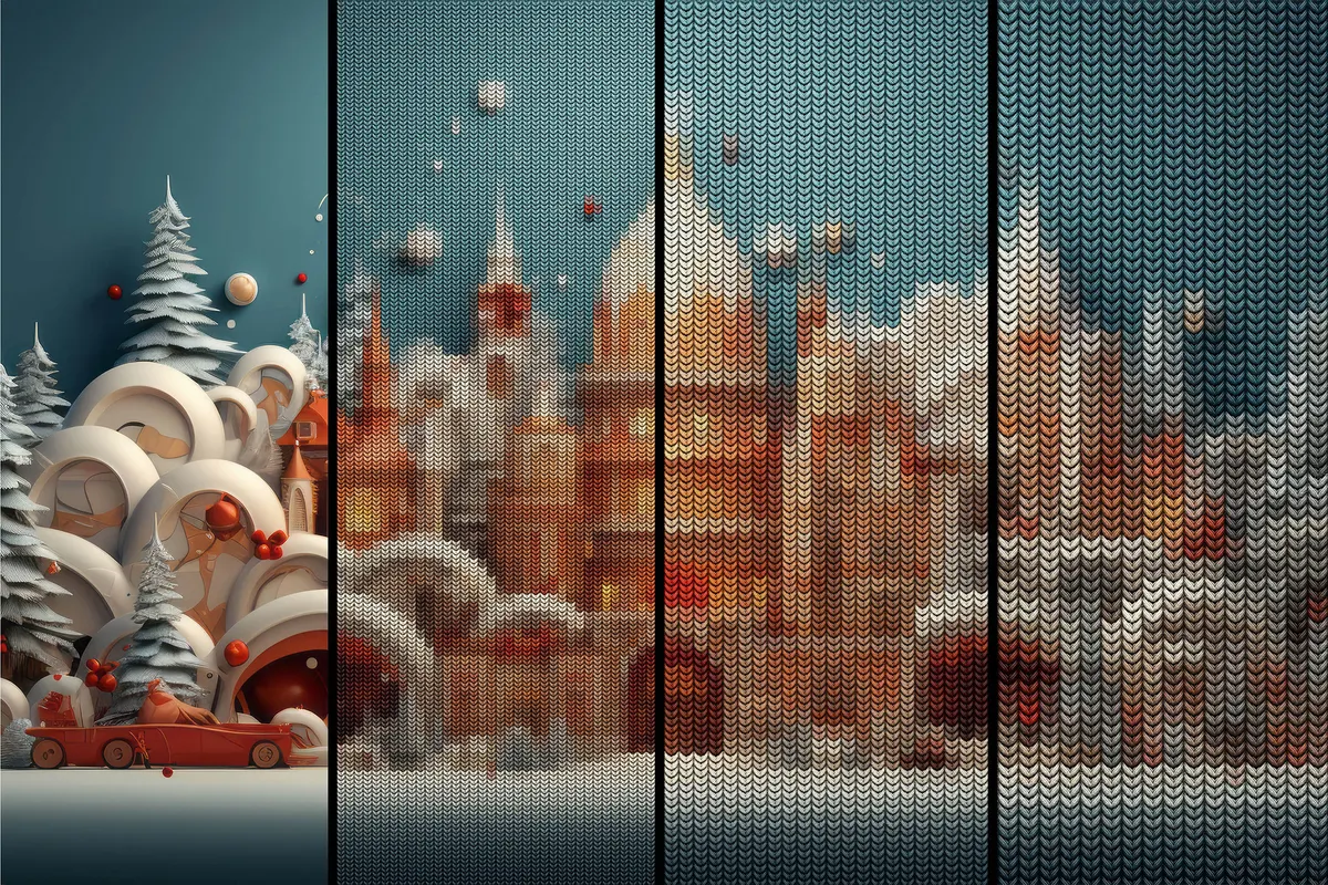 Christmas Sweater Effect