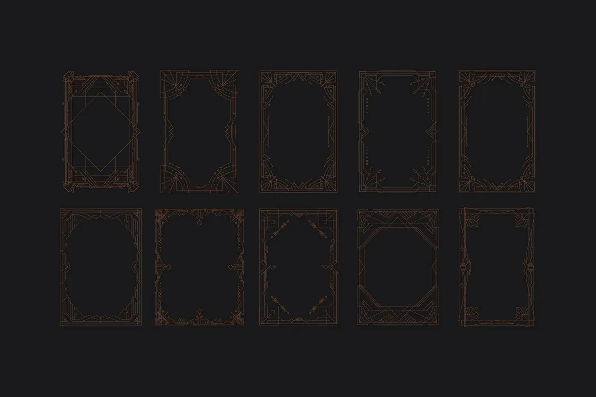Art Deco Frames Collection