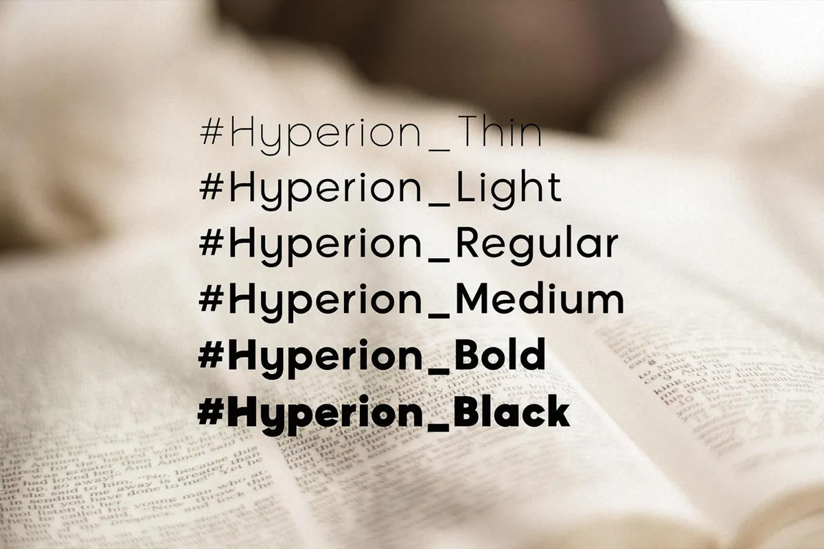 Hyperion - Sleek Modern Sans