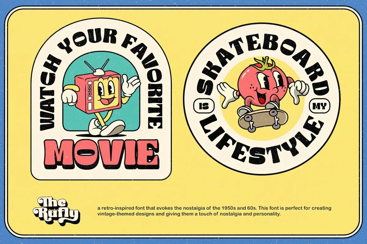 The Rufly — Retro Font