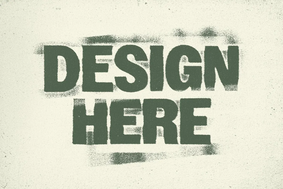 Messy Sand Print Text & Logo Effect