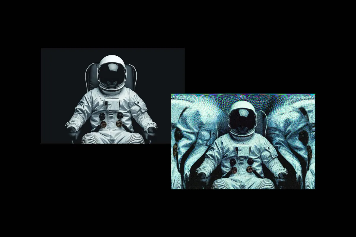TV Flicker Photo Effect