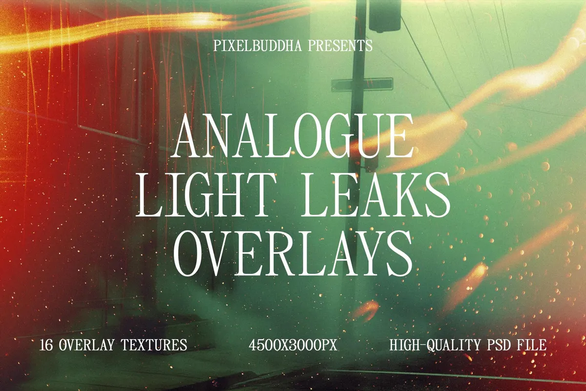 Analog Light Leaks Overlays
