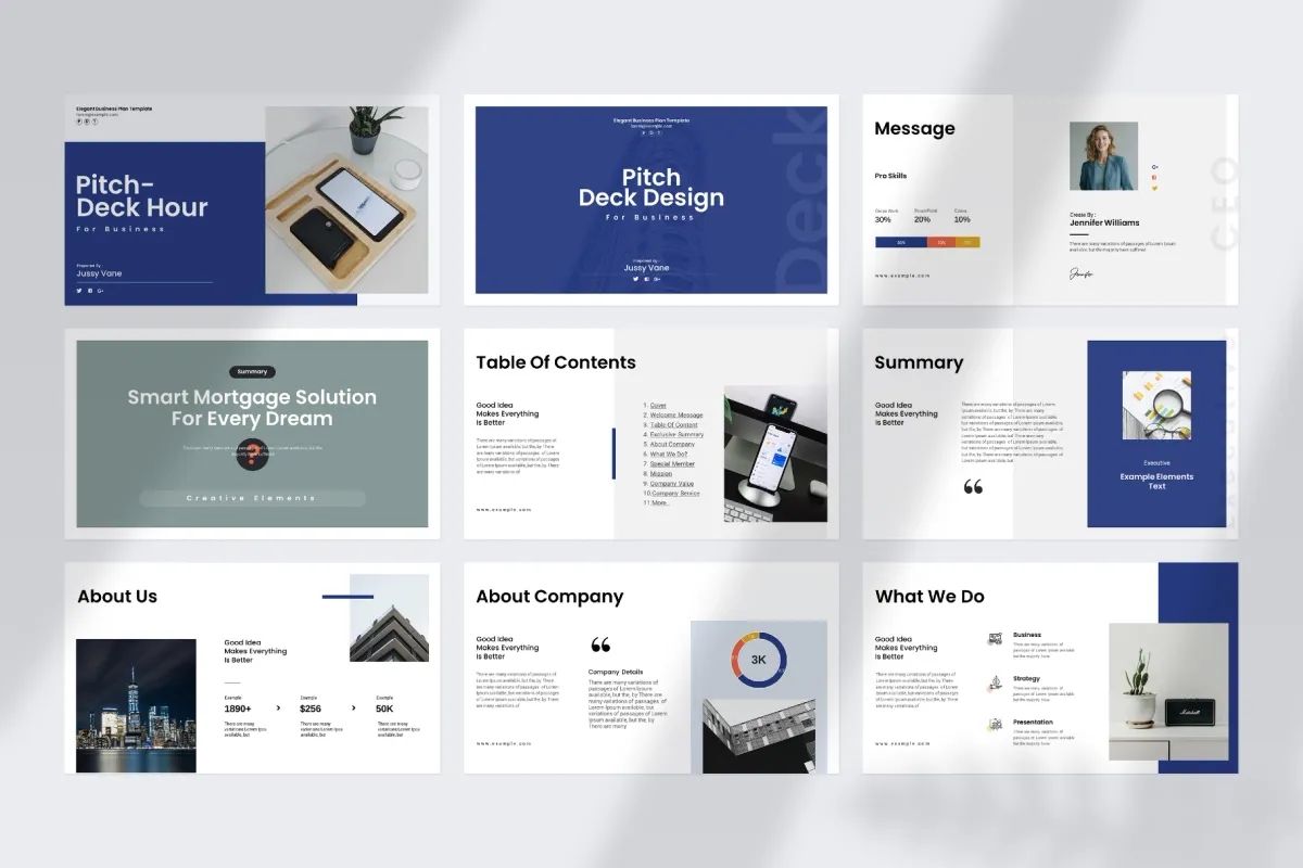 Business Pitch Deck Template