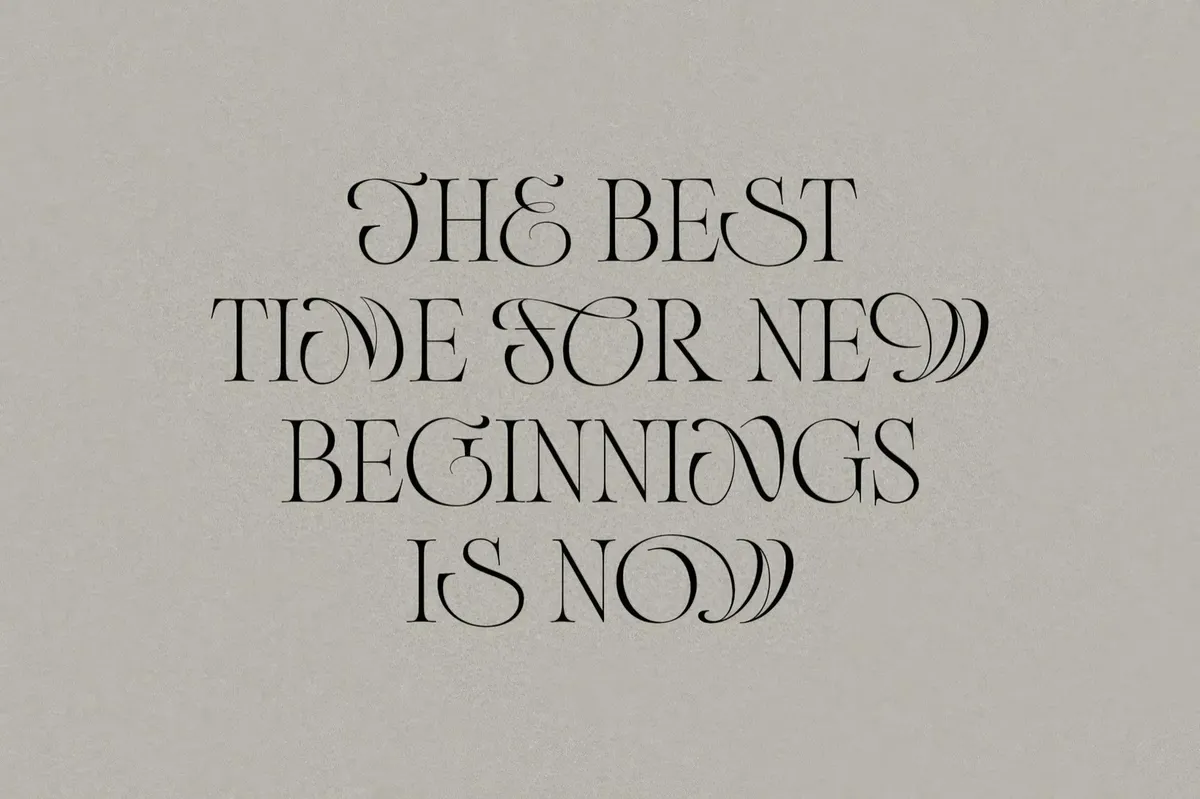Luxury Charm — Modern Ligature Font