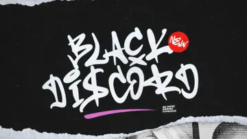 Black Discord — Graffiti Font