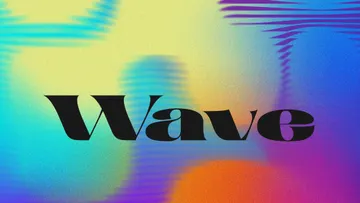 Gradient Wavy Texture Background Set