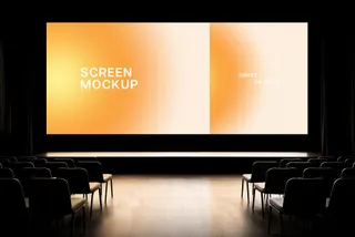 21:9 Stage Screen Mockup