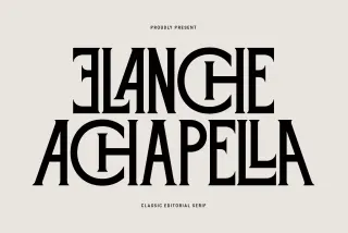 Elanche - Classic Editorial Serif Font