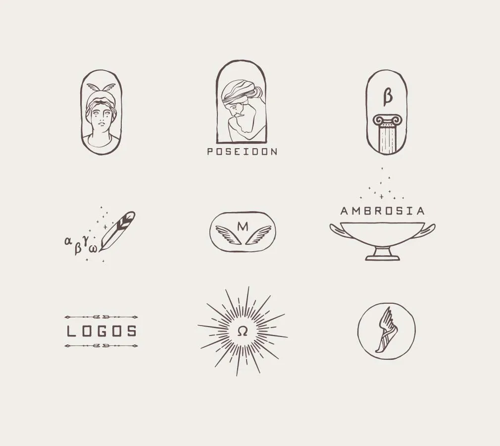 Ancient Greece Aesthetic Graphics