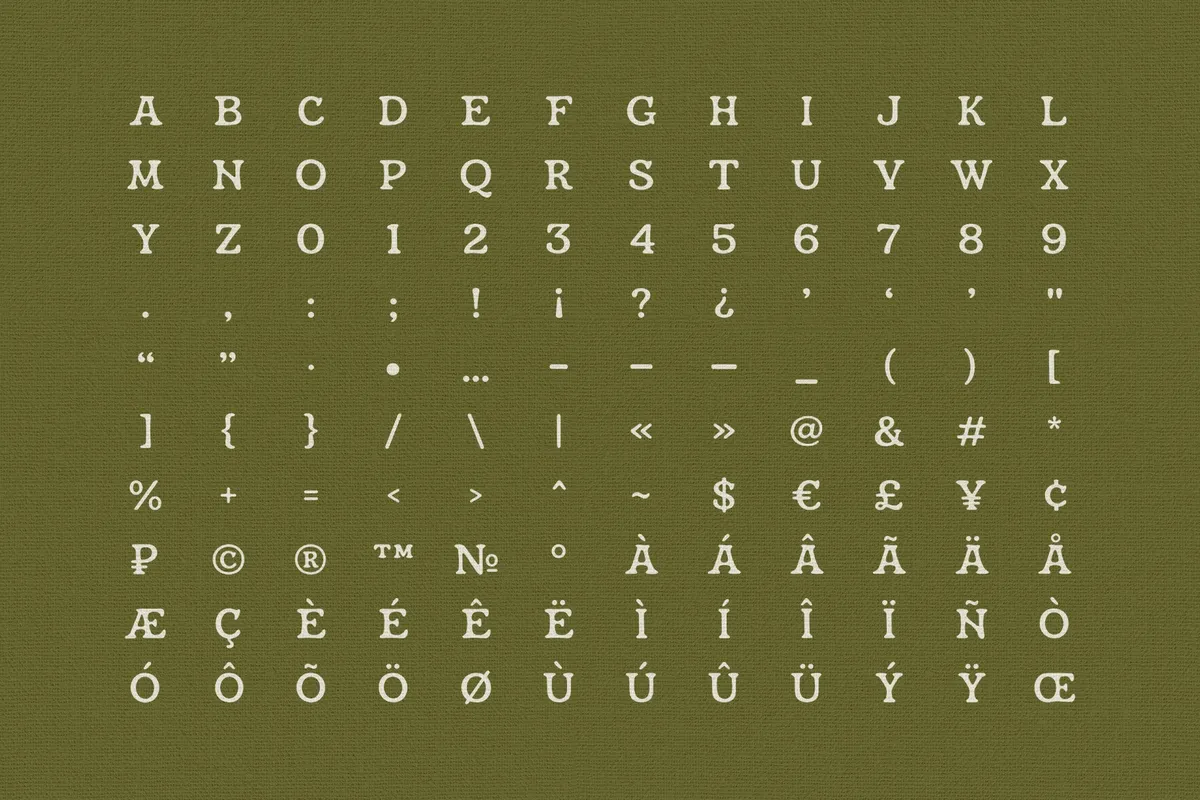 Hossegor - Retro Surf Serif Display