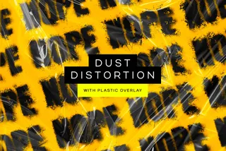 Dust Distortion Text Effect