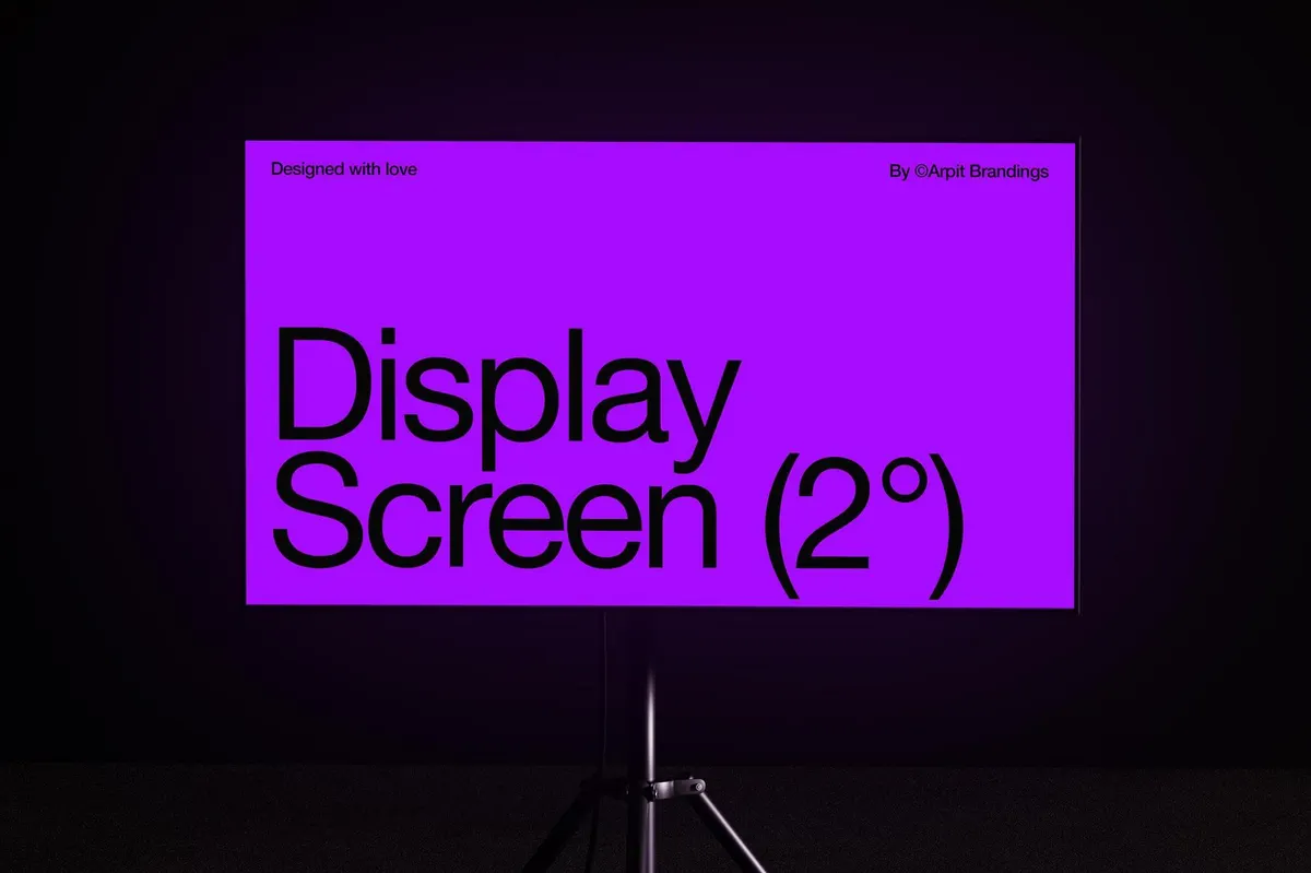 Display Screen Mockup