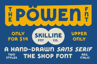 SFC Powen - Handdrawn Sans Serif Font