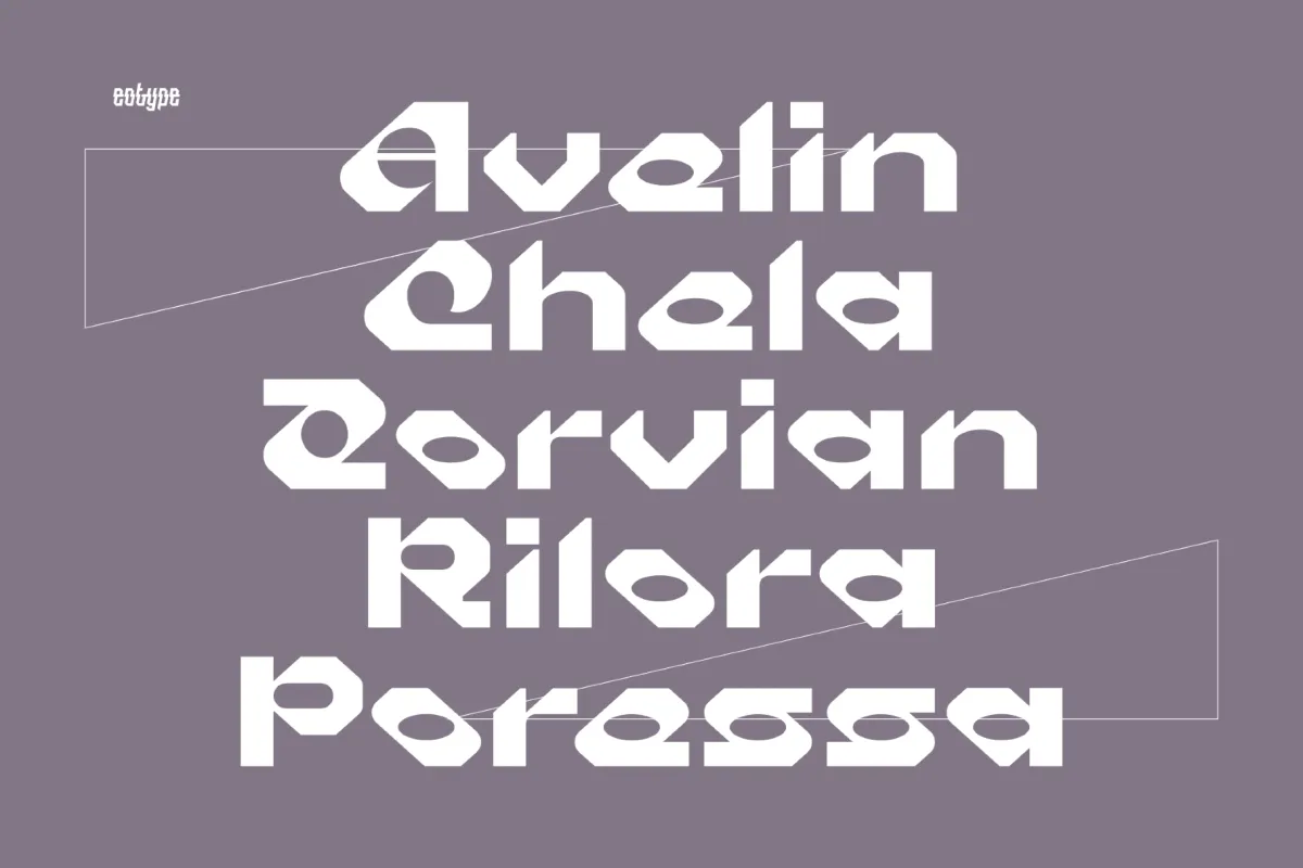 Cegil - Geometric Display Typeface