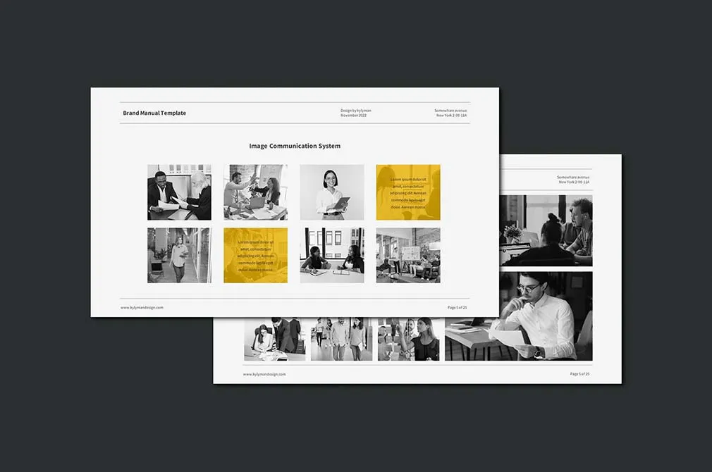 Brand Manual Guidelines Template