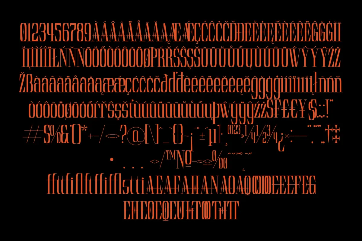 Theome - Gothic Serif Display Font