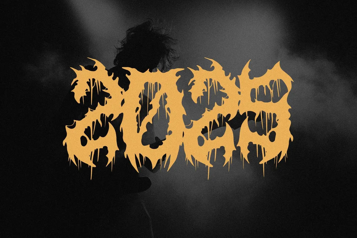 Morven — Death Metal Font
