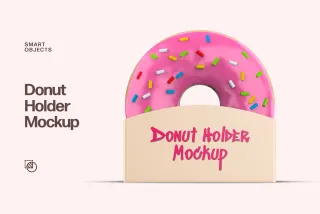 Donut Holder Mockup