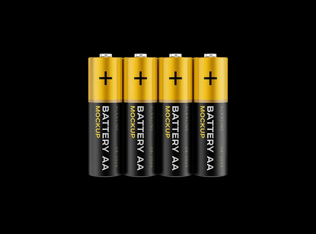 AA Battery Mockup