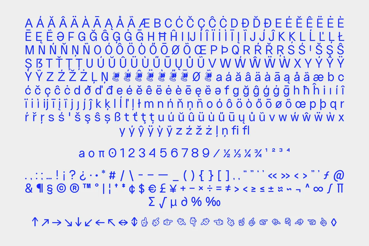 Neuething - Geometric Sans Font Family