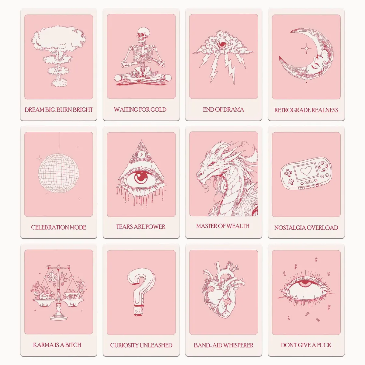 Not Tarot. Cards & Clipart Collection