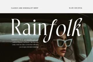 Rainfolk - Classic Minimalist Serif Font