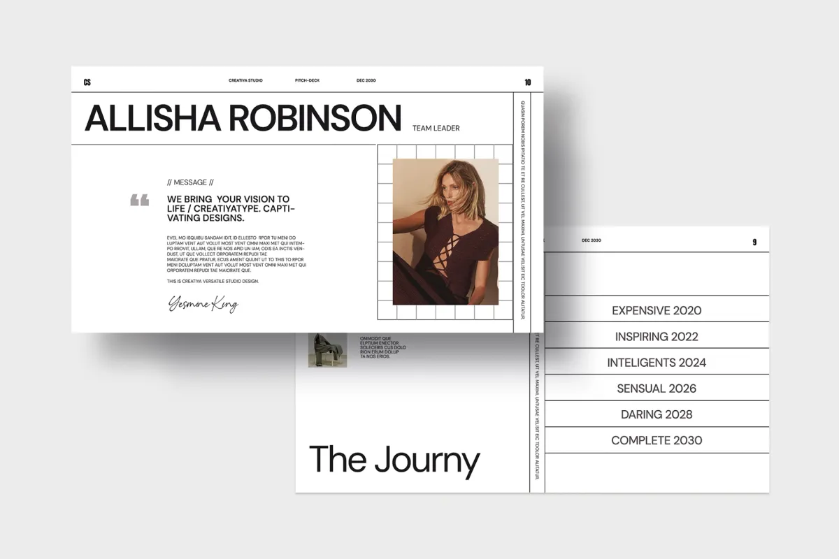 Studio Pitch Deck Presentation Template
