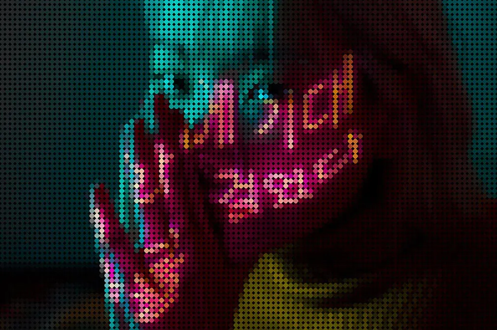 Matrix Dot Photoshop Effect