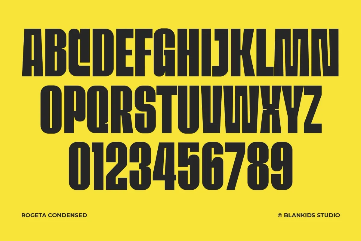 Rogeta - Bold Condensed Display Font