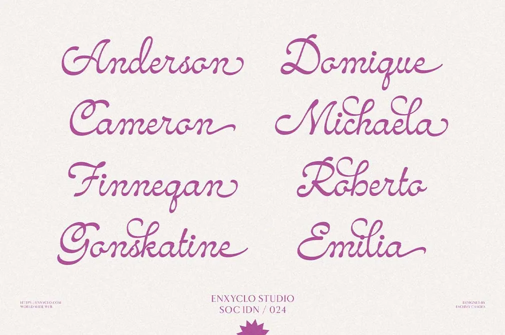 NCL Amhiney — Casual Script Font