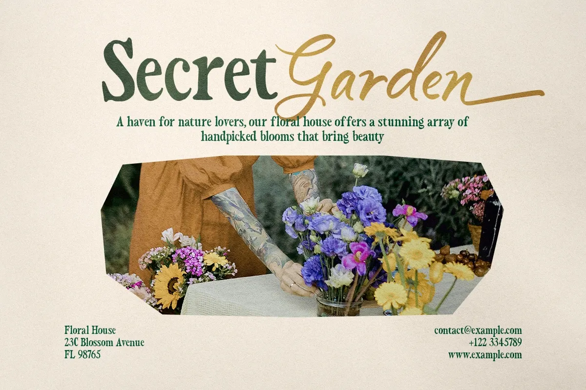 Vintage Market - Nostalgic Font Duo