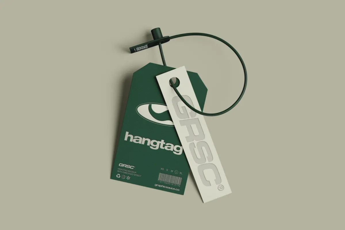 Tag Mockup Front View