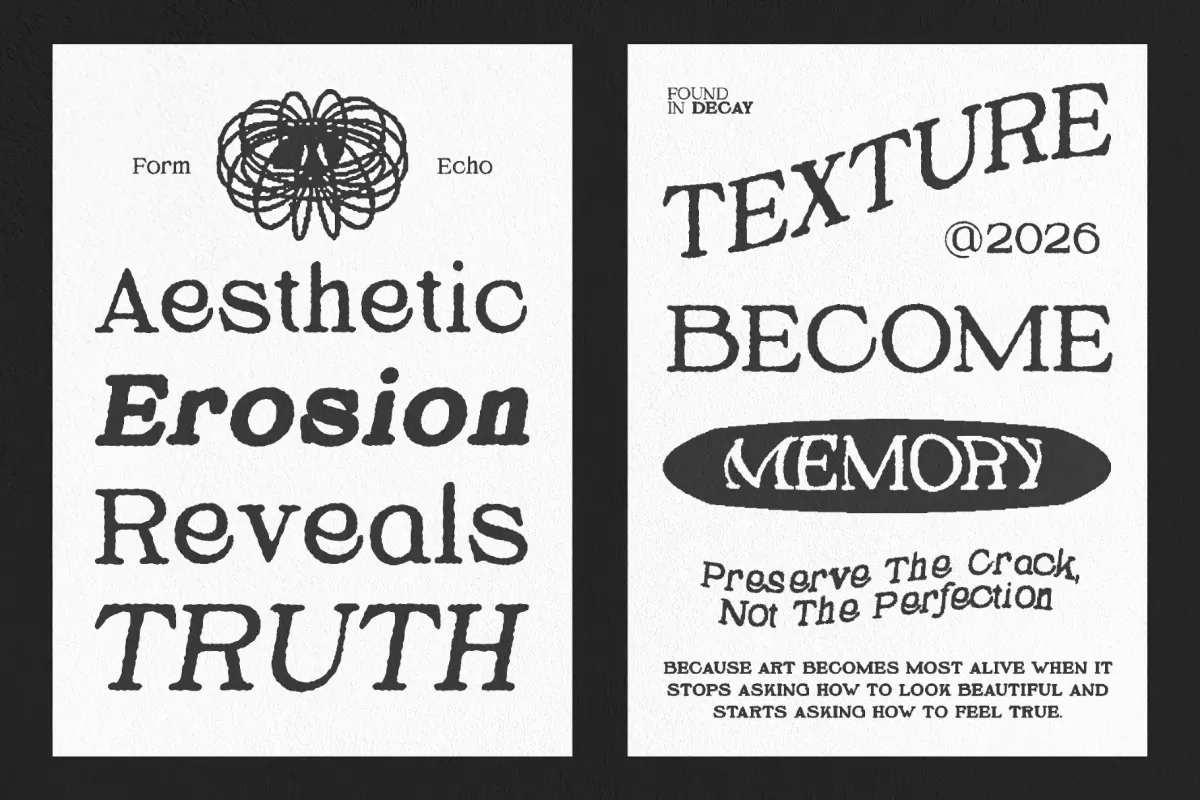 Mediore Alt – Distressed Serif Font