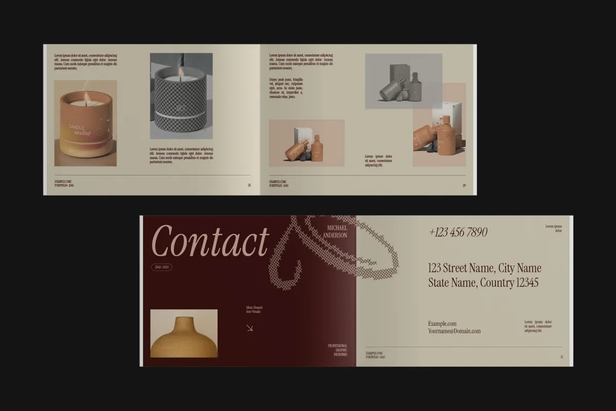 Creative Elegant Portfolio - Canva Template
