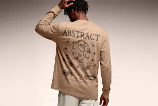 Long-Sleeve Shirt Mockup - Back View
