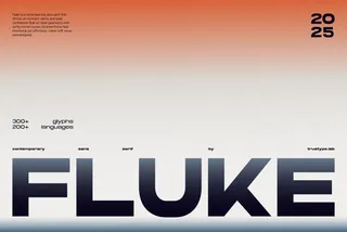 TRT Fluke - Expanded Sans Font