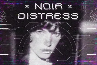 Noir Distressed Screen Effect