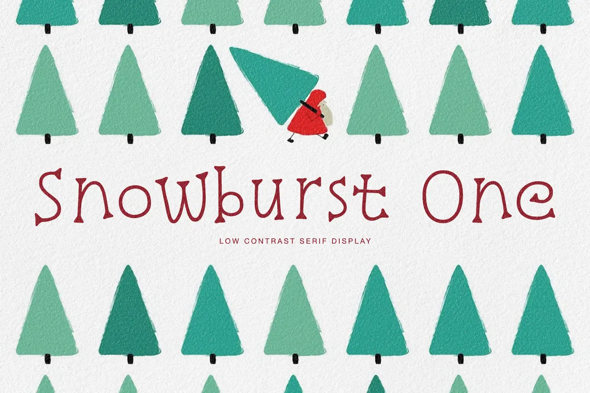 Snowburst One — Free Christmas Serif Font