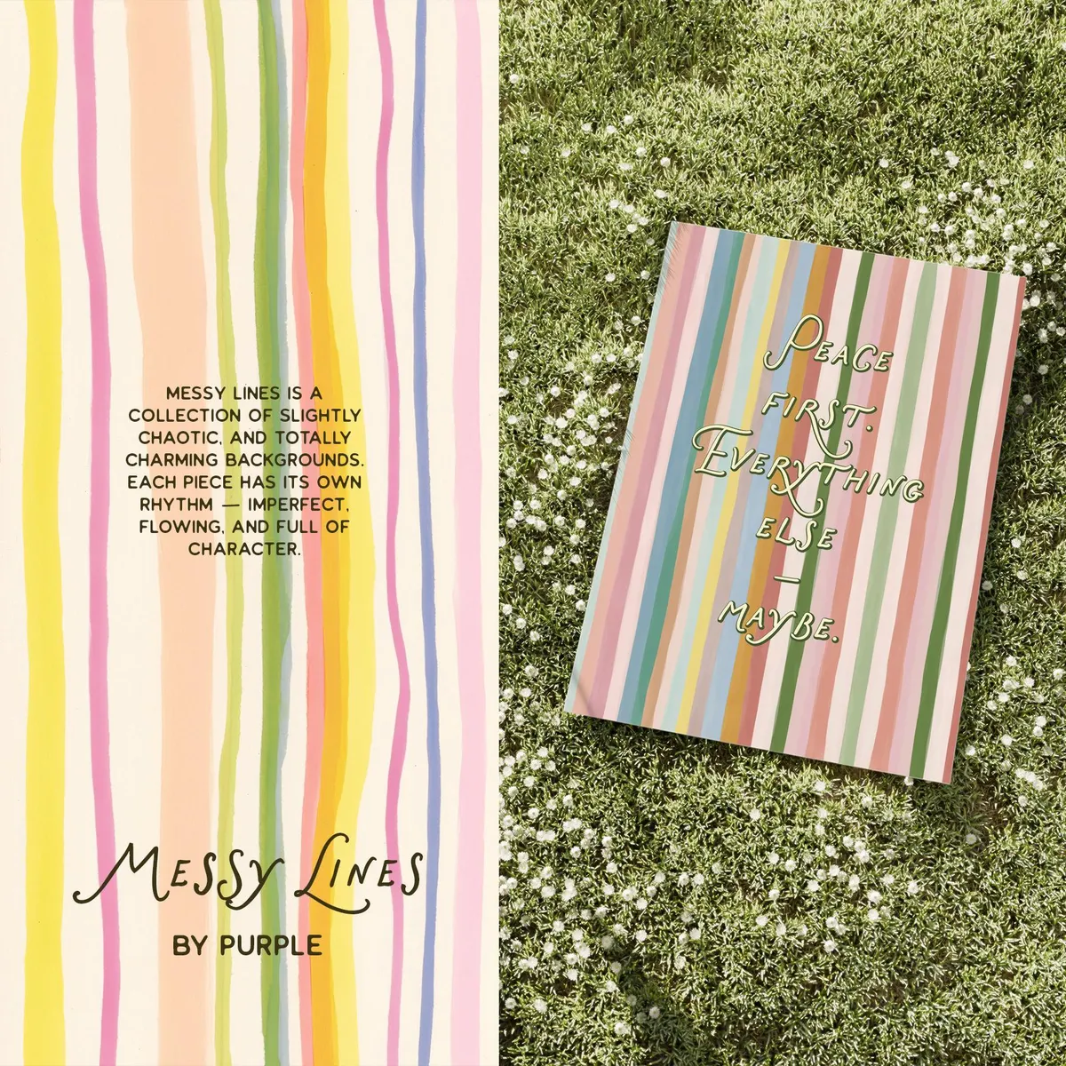 Messy Lines: Backgrounds & Borders