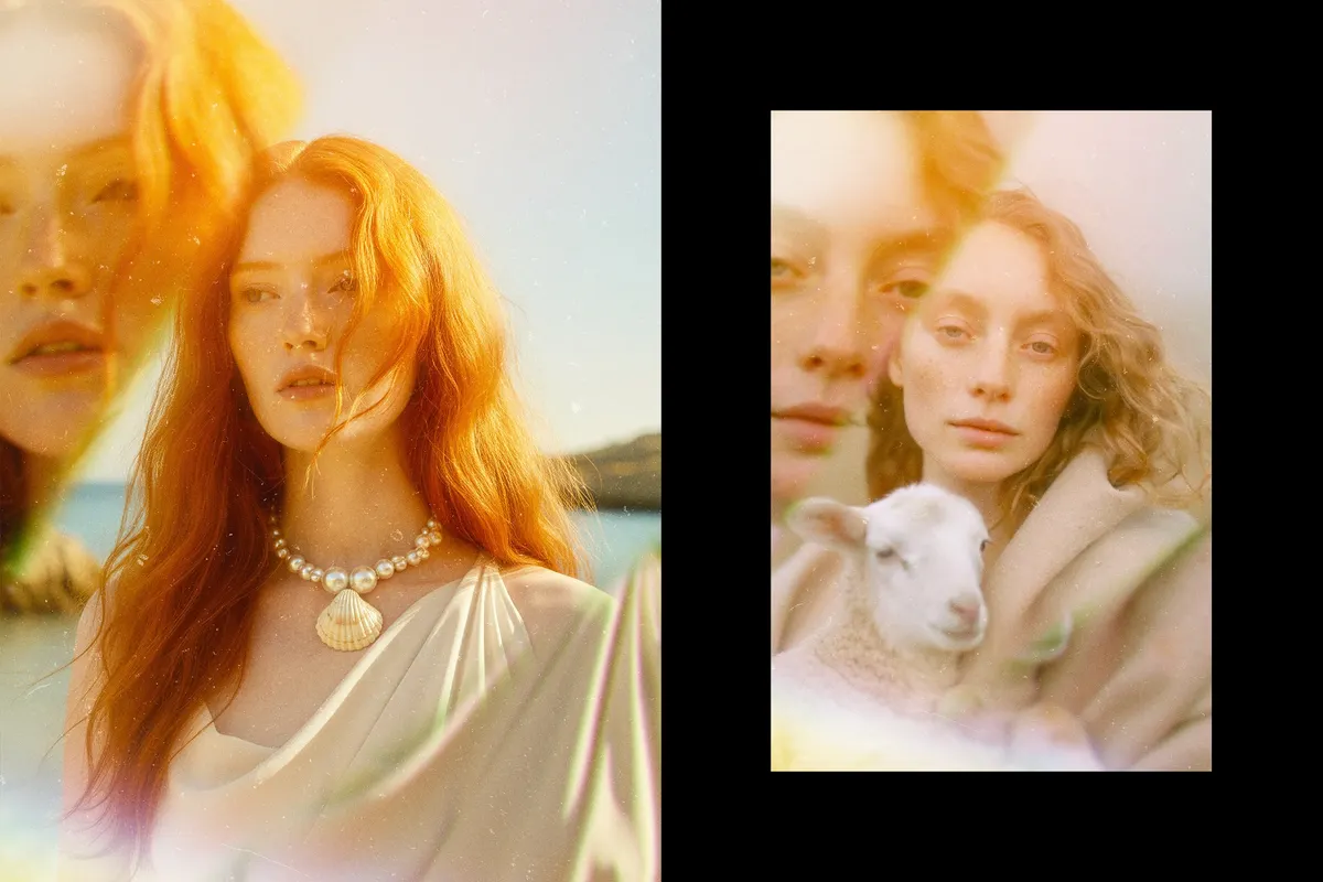 Light Leak Prism Poster Photo Effect