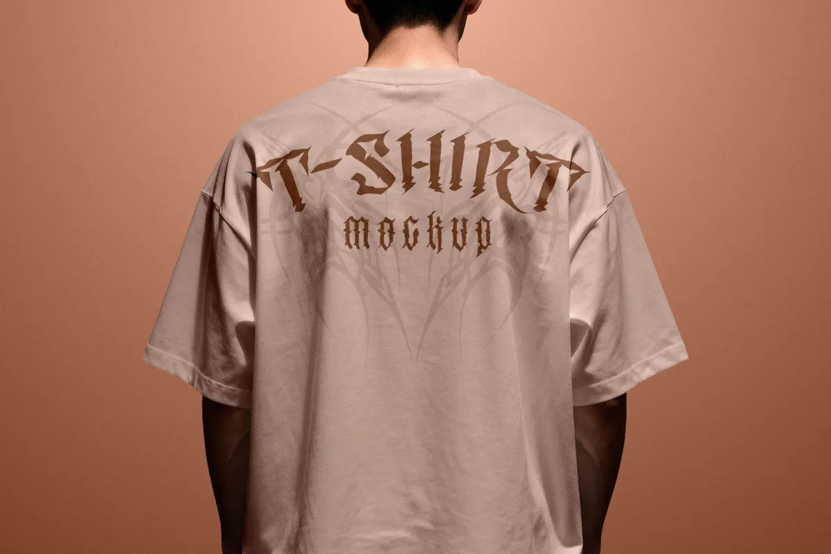 T-Shirt Mockup Back View