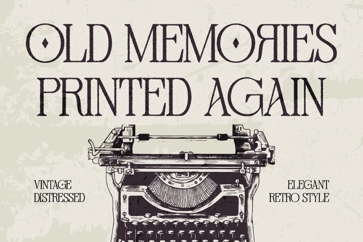Distressed Sherlock — Vintage Editorial Serif Font